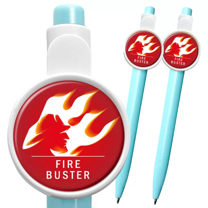 przypinka długopis Fire buster