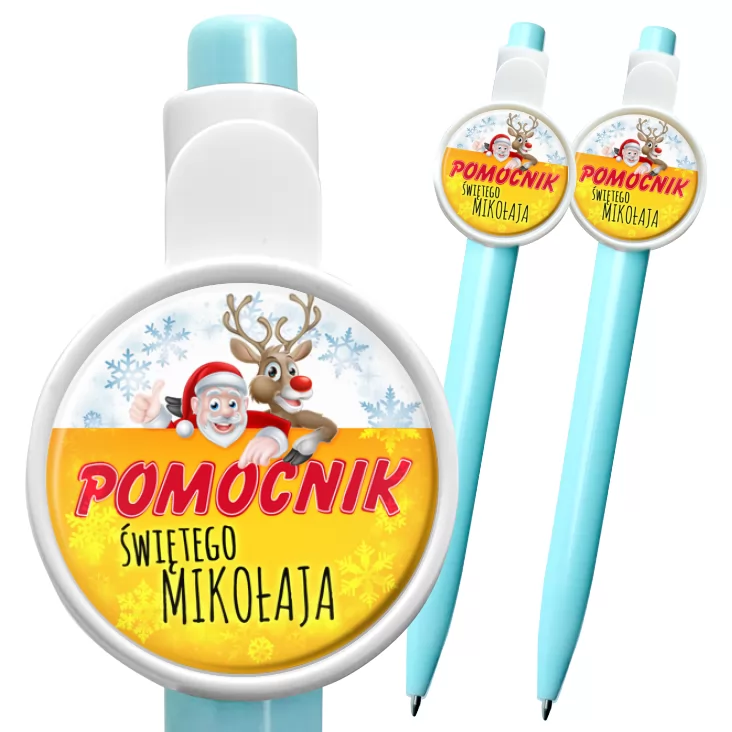 przypinka długopis Pomocnik Świętego Mokołaja