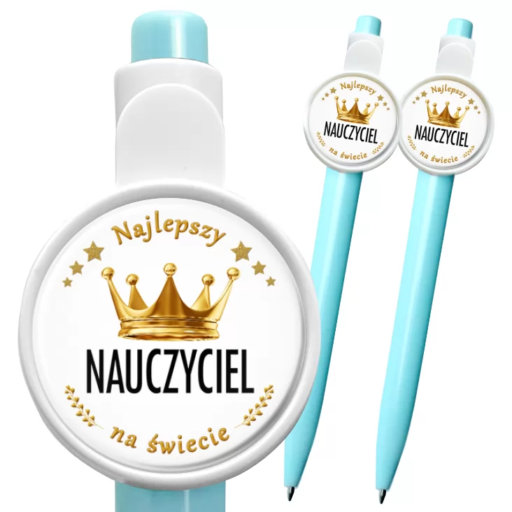 przypinka długopis Najlepszy Nauczyciel Dzień Nauczyciela