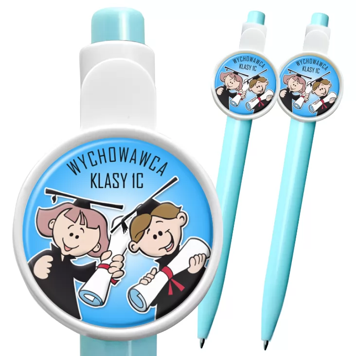 przypinka długopis Wychowawca klasy 1c