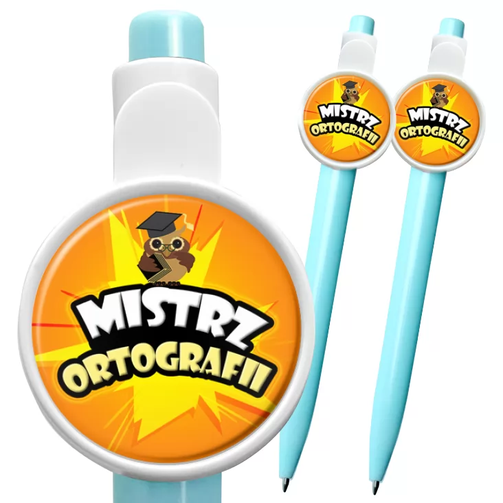 przypinka długopis Mistrz ortografii