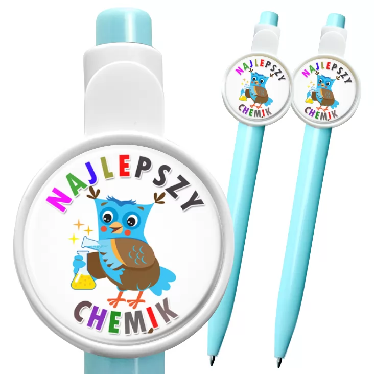 przypinka długopis Najlepszy chemik