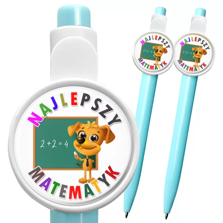 przypinka długopis Najlepszy matematyk
