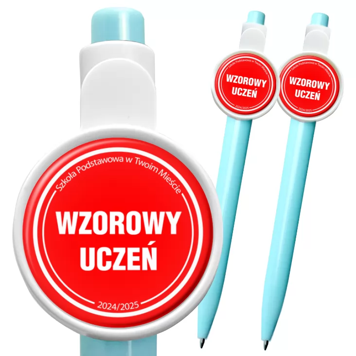 przypinka długopis Wzorowy Uczeń Odznaka