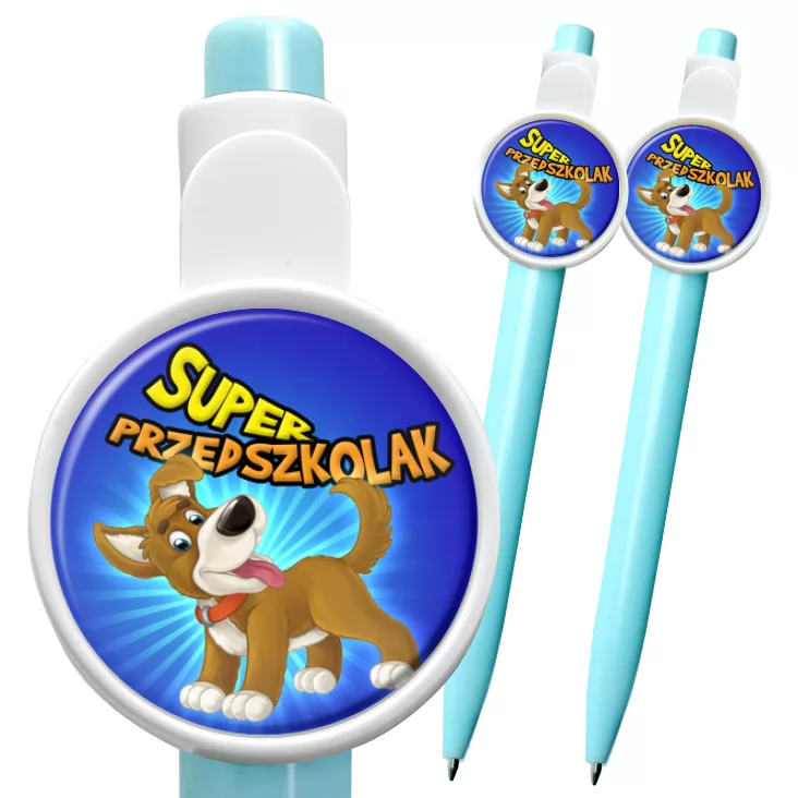 przypinka długopis Super Przedszkolak