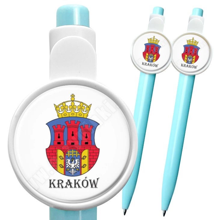 przypinka długopis Kraków