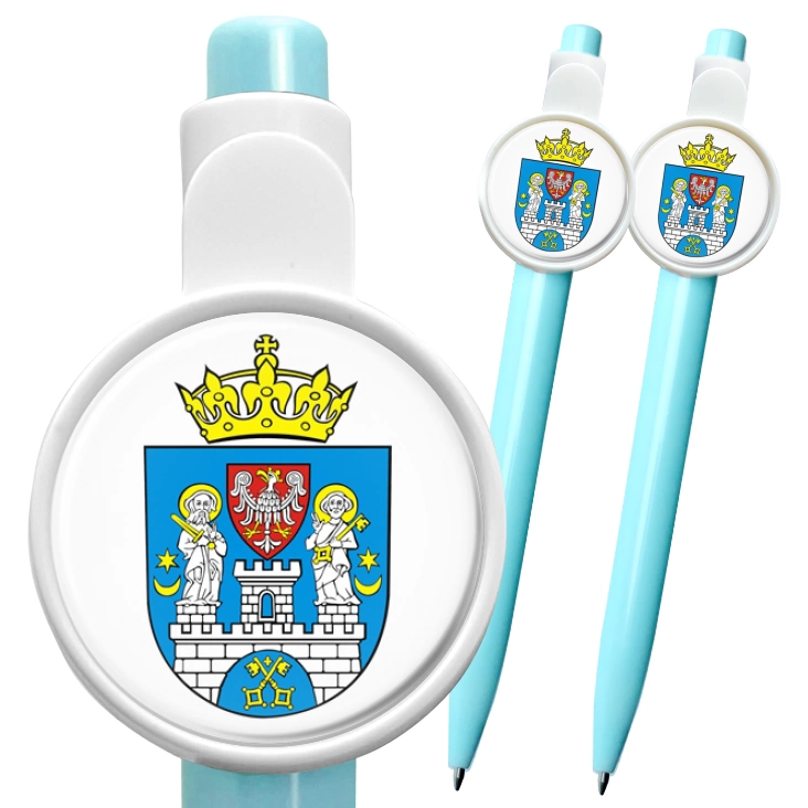 przypinka długopis Poznań
