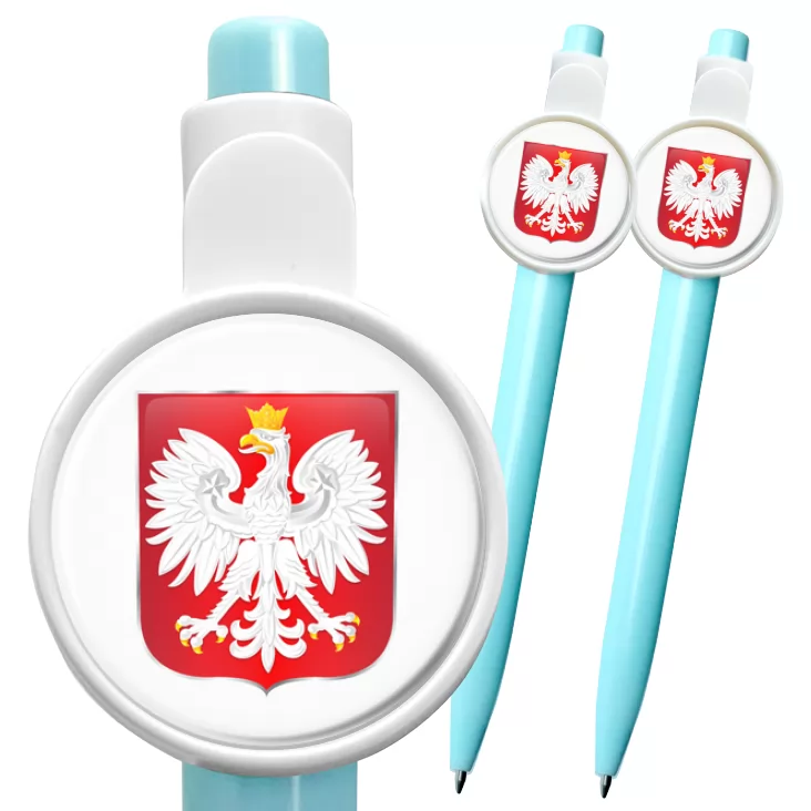 przypinka długopis Godło Polski