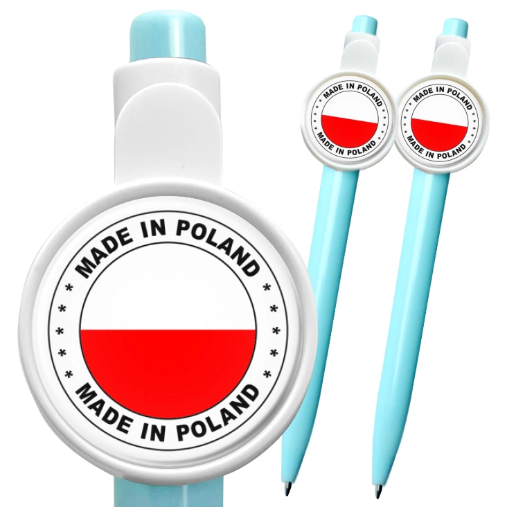 przypinka długopis Made in Poland