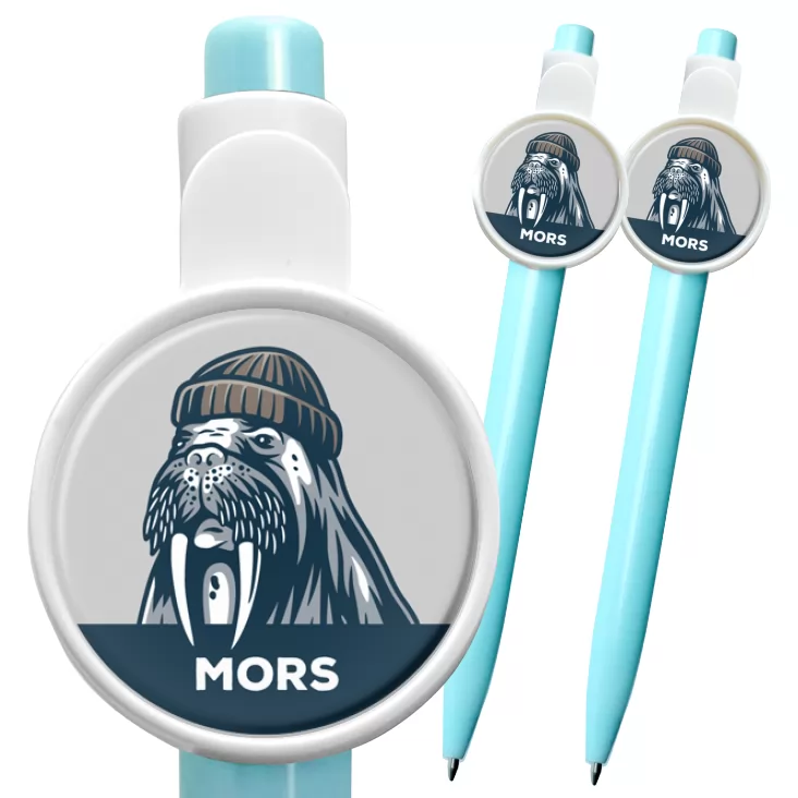 przypinka długopis Mors