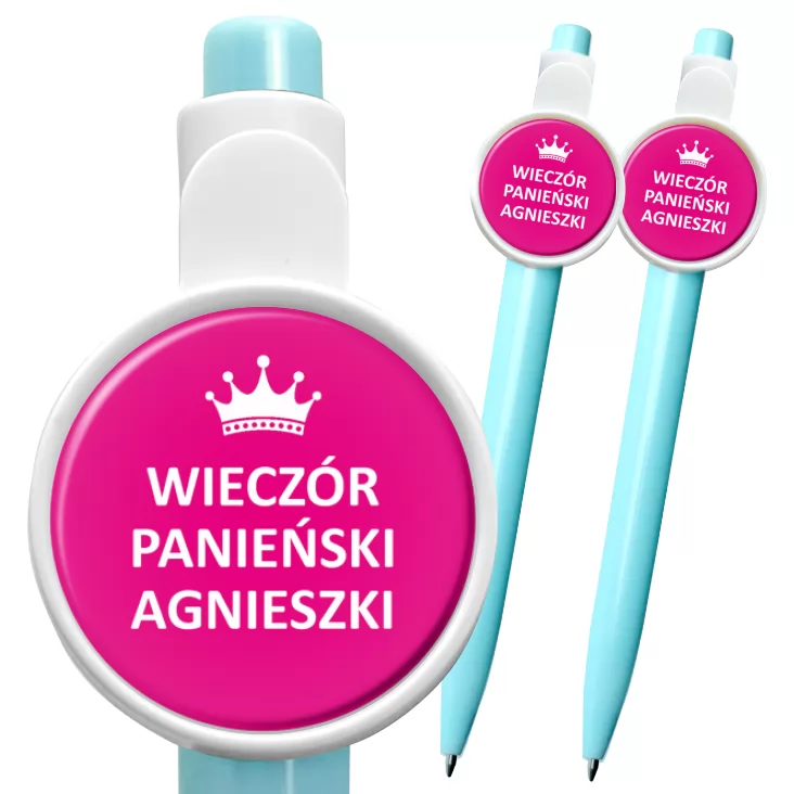 przypinka długopis Wieczór panieński Agnieszki