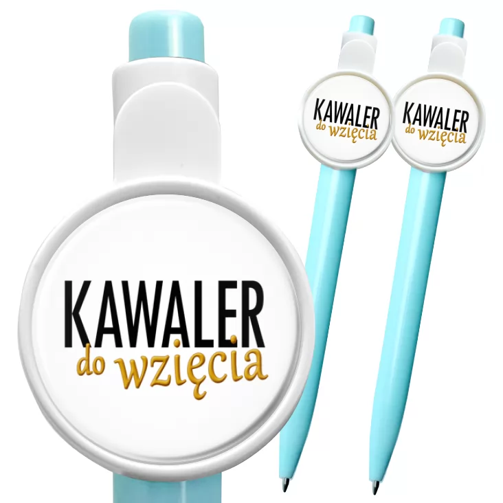 przypinka długopis Kawaler do wzięcia