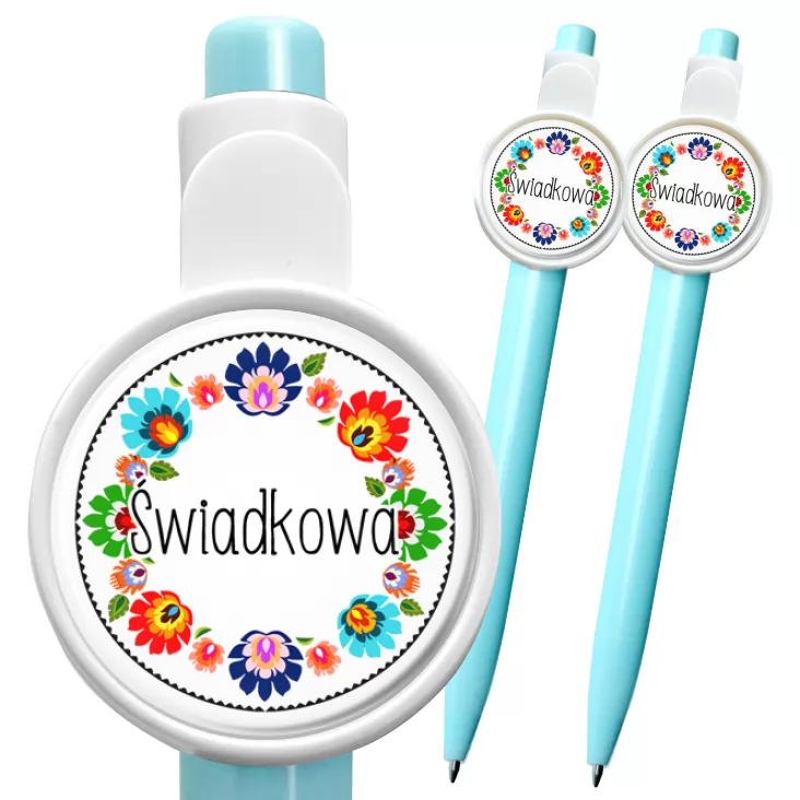 przypinka długopis Świadkowa