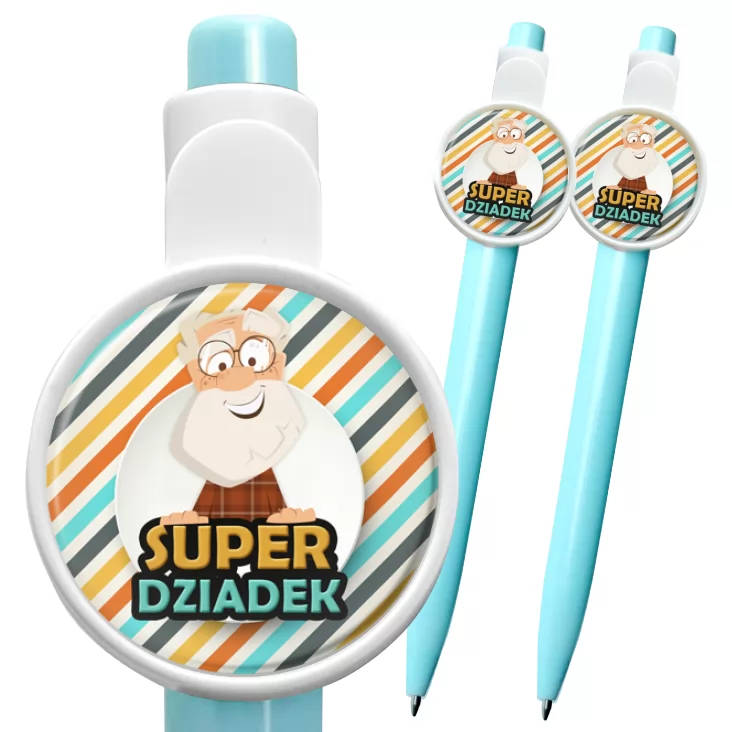 przypinka długopis Dzień Dziadka - Super Dziadek