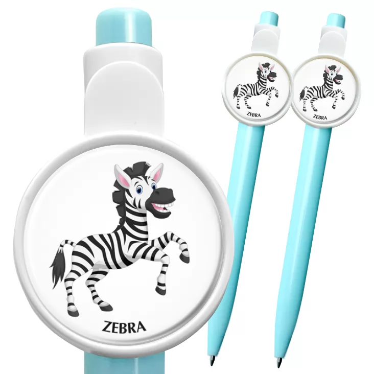 przypinka długopis Zebra