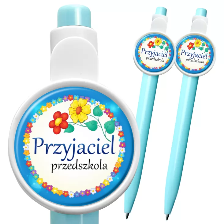 przypinka długopis Przyjaciel Przedszkola