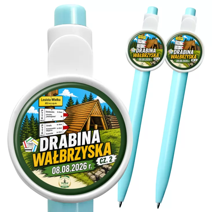 przypinka długopis PTTK Nysa Drabina Wałbrzyska
