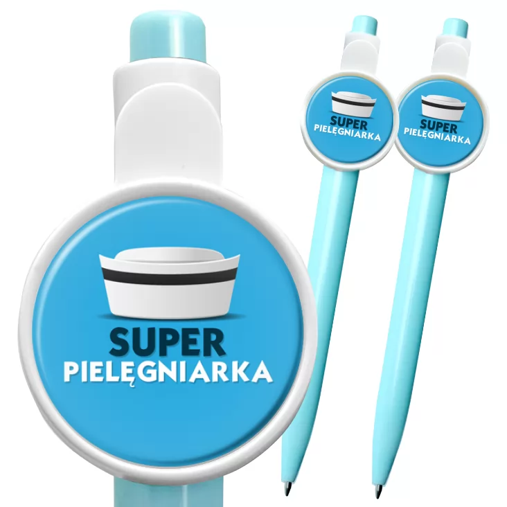 przypinka długopis Super pielęgniarka
