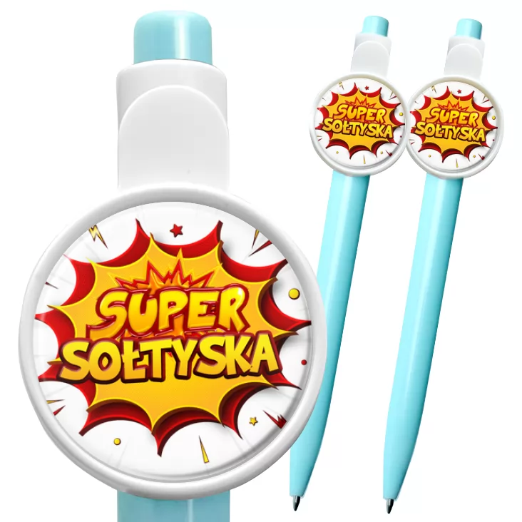 przypinka długopis Super Sołtyska
