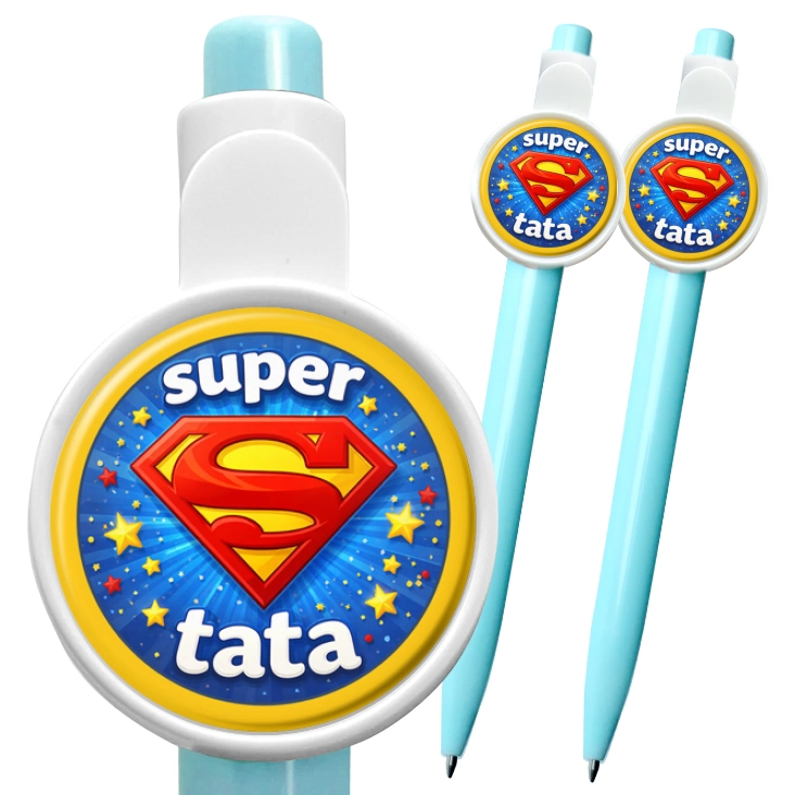 przypinka długopis Super tata