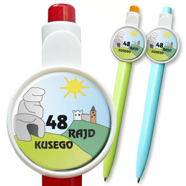 przypinka długopis 48 Rajd Kusego