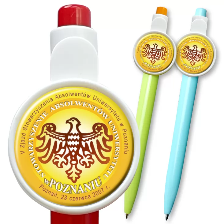 przypinka długopis V Zjazd Absolwentów UAM Poznań 2007