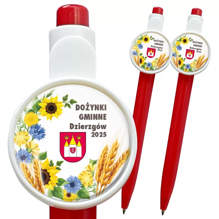 przypinka długopis Dożynki Gminne Dzierzgów 2025