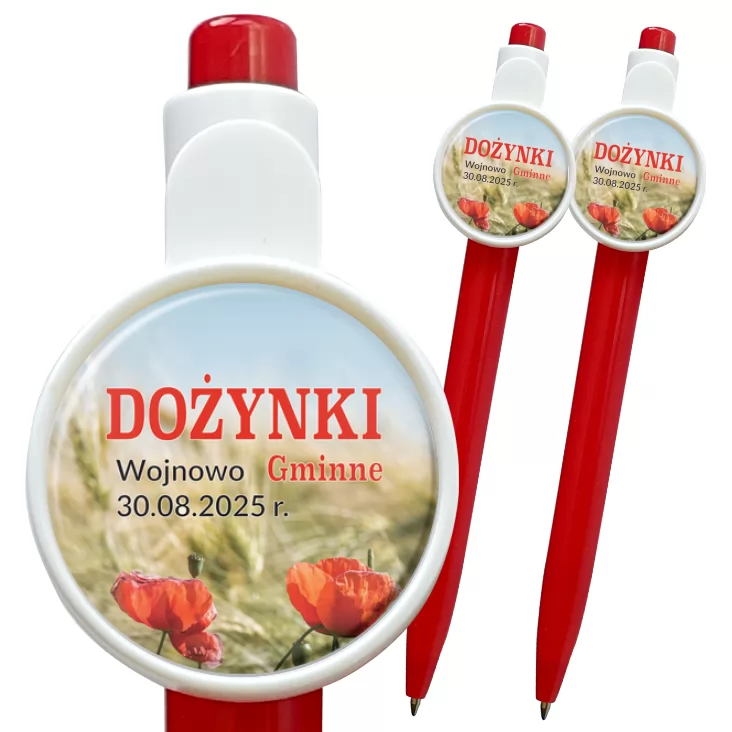 przypinka długopis Dożynki Gminne Wojnowo 2025