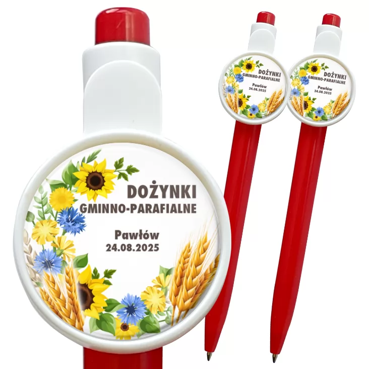 przypinka długopis Dożynki Gminno-Parafialne Pawłów 2025