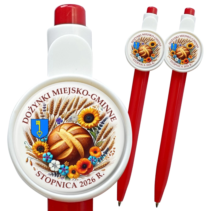 przypinka długopis Dożynki Miejsko-Gminne Stopnica 2026