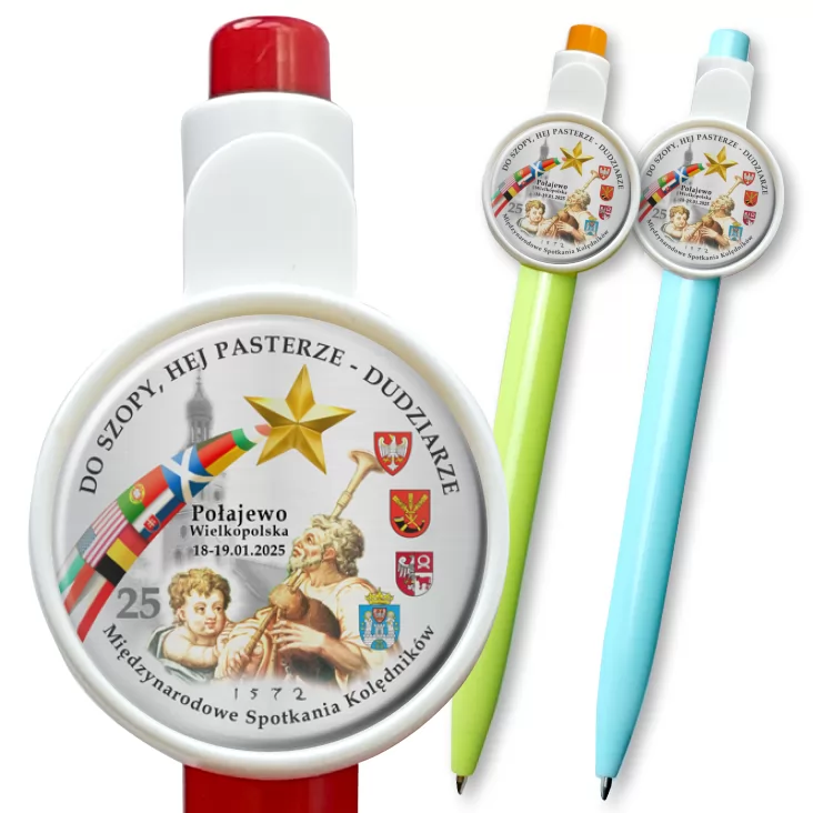przypinka długopis Dudziarze 2025