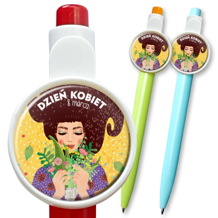 przypinka długopis Dzień Kobiet 8 marca