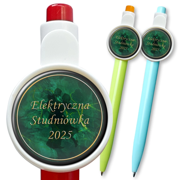 przypinka długopis Elektryczna Studniówka