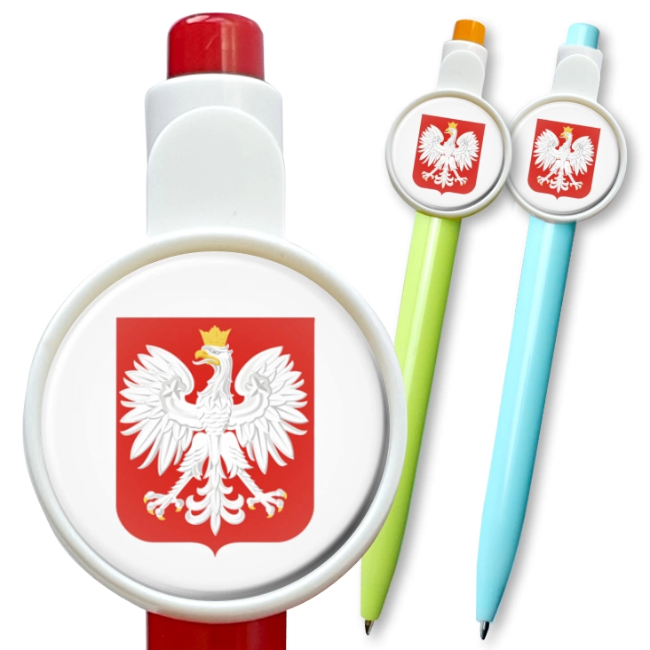 przypinka długopis Godło Polski Orzeł w koronie