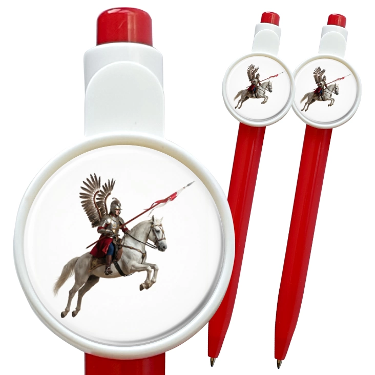 przypinka długopis Husar
