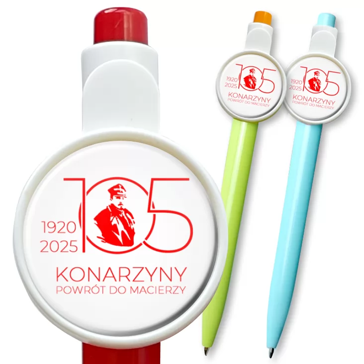 przypinka długopis Konarzyny powrót do macierzy 2025