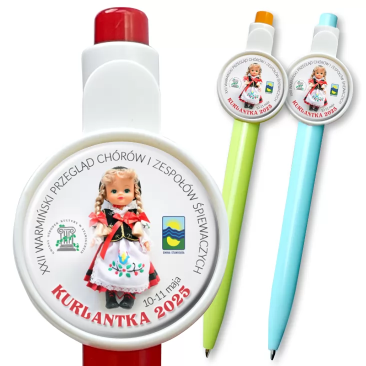 przypinka długopis Kurlantka 2025