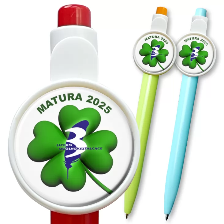 przypinka długopis LO nr 3 Matura 2025