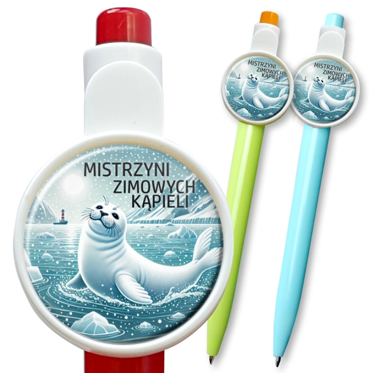 przypinka długopis Mistrzyni zimowych kąpieli