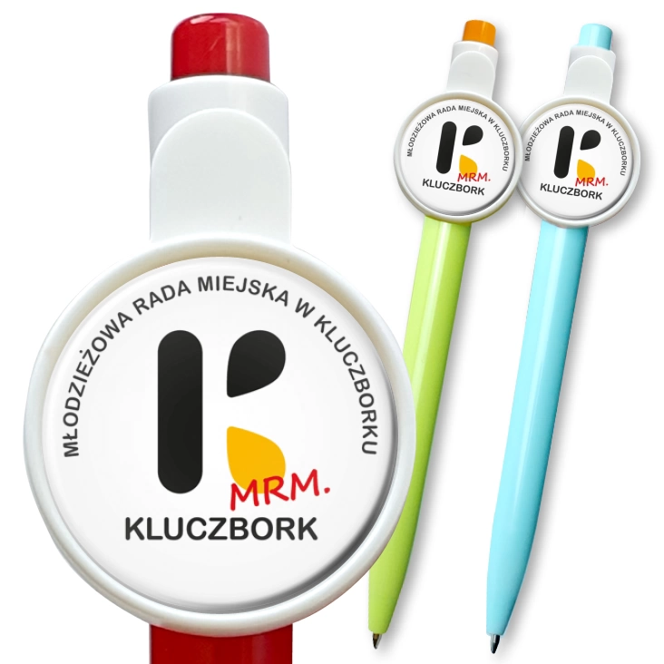 przypinka długopis Młodzieżowa Rada Miejska w Kluczborku