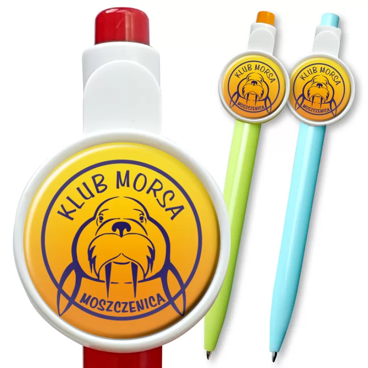 przypinka długopis Morsy Moszczenica