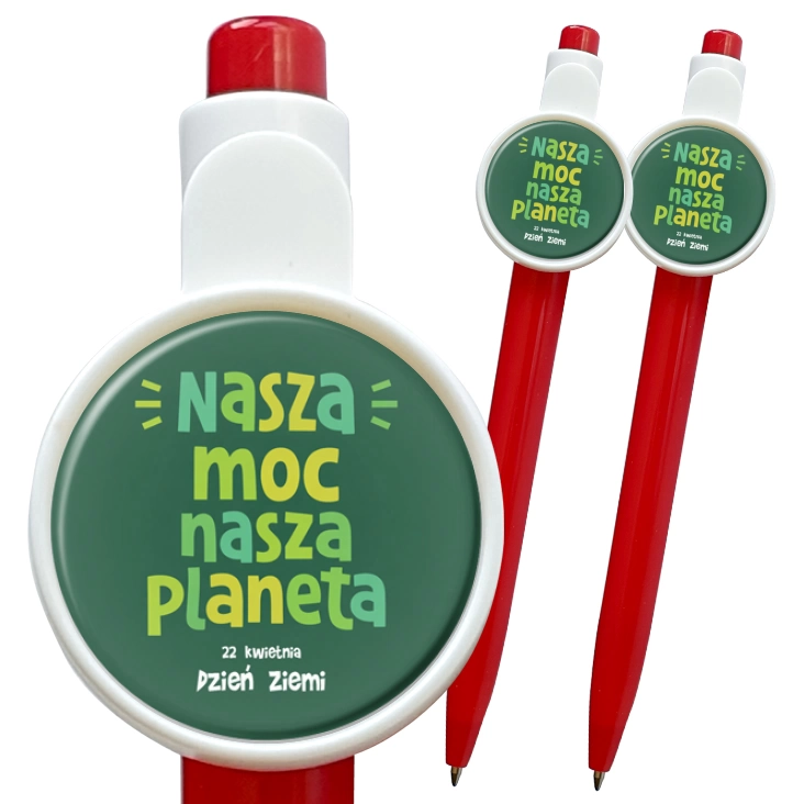 przypinka długopis Nasza moc, nasza planeta