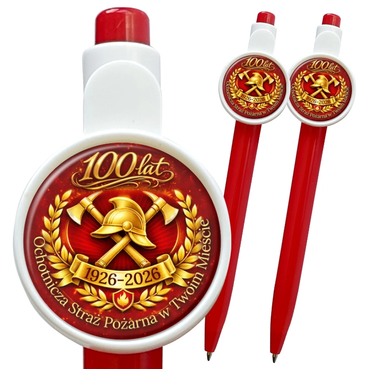 przypinka długopis Ochotnicza Straż Pożarna w Twoim Mieście