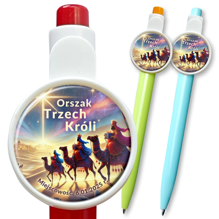 przypinka długopis Orszak Trzech Króli