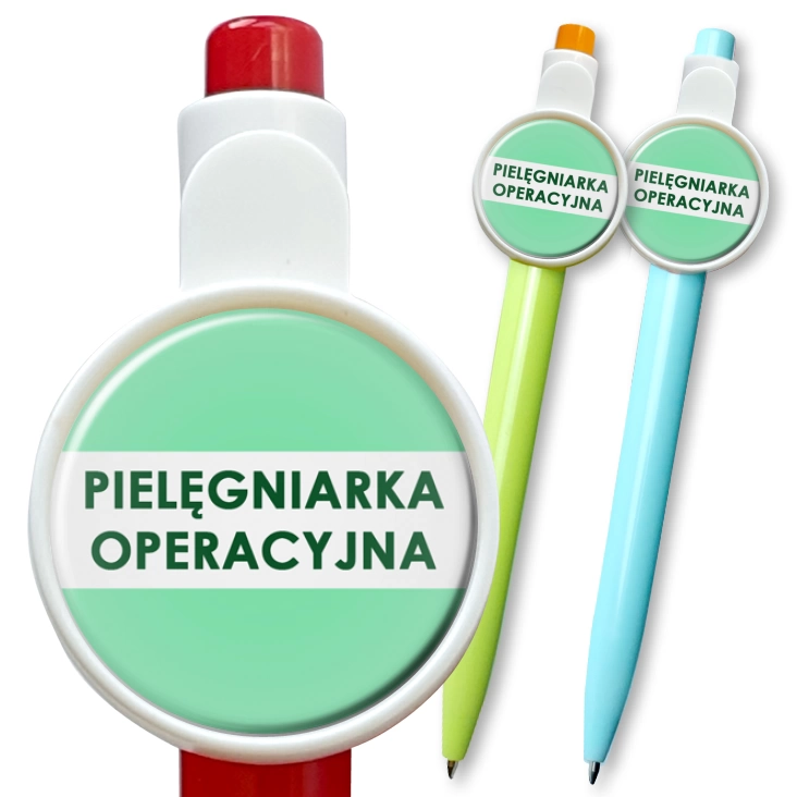 przypinka długopis Pielęgniarka operacyjna