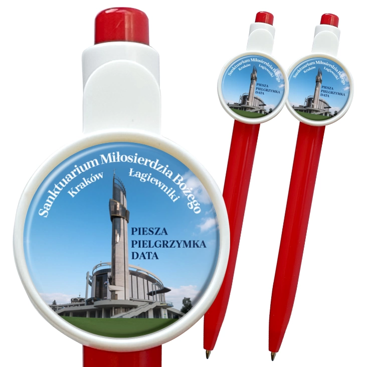 przypinka długopis Pielgrzymka do Sanktuarium Miłosierdzia Bożego w Łagiewnikach