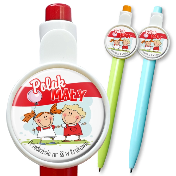 przypinka długopis Polak Mały Przedszkole nr 88 w Krakowie