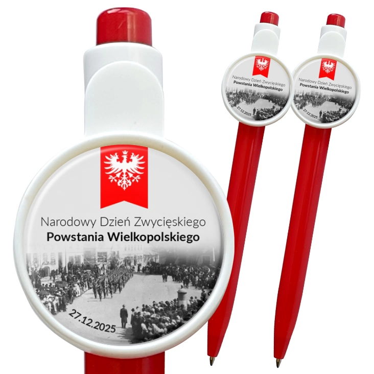 przypinka długopis Powstanie Wielkopolskie Wręczenie Sztandaru