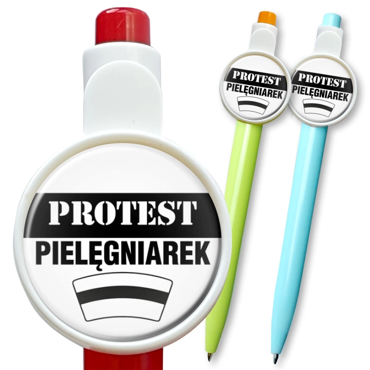 przypinka długopis Protest pielęgniarek