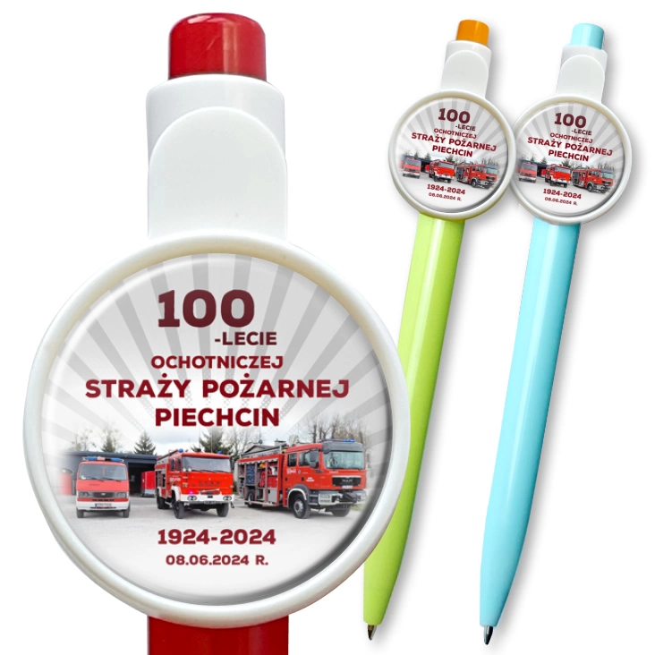 przypinka długopis 100-lecie OSP Piechcin
